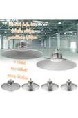 fullreyon 6 Adet 45 Cm Çapında 100 Watt Günışığı, Avize Görünümlü Led Ampul, Fabrika, Atölye, Kafe Bar Armatür - 1