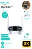 +360 Botslab Smart W302 Outdoor Kamera 3K / Çift Yönlü Ses / 170 Derece / Akıllı İnsan Takibi thumbnail 1