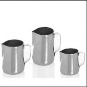 ÇELİK SÜT KÖPÜRTME SÜRAHİSİ SÜT POTU Pitcher 3'LÜ Barista SET - 1