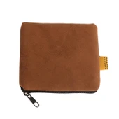 KARA KEDİ TASARIM NUBUK BOZUK PARA CÜZDANI - 2