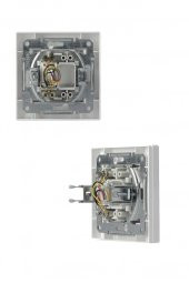 Schneider Asfora Beyaz 1*RJ11 Nümeris - Telefon Priz Çerçeveli - 2