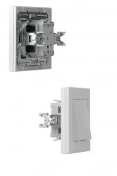 Schneider Asfora Beyaz Liht Anahtarı - Zil Butonu Çerçeveli thumbnail 3