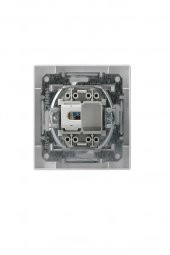 Schneider Asfora Beyaz 1*RJ45 Data Priz - Çerçeveli - 4