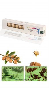 1 KUTU RUŞUR TAŞI VE RUŞUR TAŞI SABUNU ARGAN ÖZLÜ SAÇ BAKIMI - 1