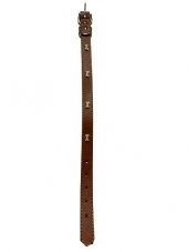 ANS Kemikli Deri Köpek Tasması 55cm - 3