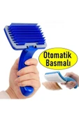 Otomatik Kedi Köpek Tarağı Bakım Fırçası Seti Tüy Toplama Alıcı Toparlayıcı Tarak Evcil Hayvan Tarağ - 2