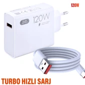 POCO F6 - POCO F6 Pro Turbo Hızlı Şarj Aleti 120W Type-C HIZLI Şarj ve Kablosu - 4