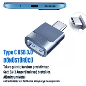 Type-C USB Çevirici iPhone 15 15 Pro 15 Pro Max Uyumlu 5 Gbps Hızlı Veri Aktarıcı Type C Dönüştürücü thumbnail 1