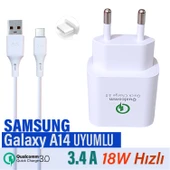 A14 Şarj Cihazı 18W HIZLI Şarj Adaptörü ve Type-C Kablo - 1