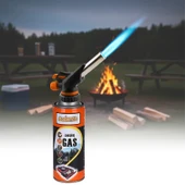 Çakmaklı Pürmüz Yedek Kartuşu Kamp Gazı 400 ML Piknik Kamp Mangal Mutfak Ateş Tutuşturucu 4 Adet thumbnail 2