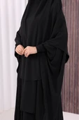 Sufleli Cilbab 6024 Siyah thumbnail 6