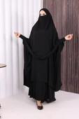 Sufleli Cilbab 6024 Siyah thumbnail 1