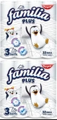 Familia Plus Tuvalet Kağıdı 3 Katlı 64 Lü Paket (2pk*32) - 1