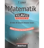 Bloktest 7.Sınıf Matematik Kılavuz Deneme - 1