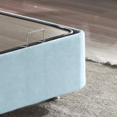 Niron Cozy 100x200 Tek Kişilik Yatak Seti - Mavi Kumaş Baza, Başlık ve Yatak Takımı - 3