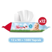 Baby Turco Islak Havlu 12x90 (1080 Yaprak) - 1
