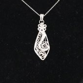 GÜMÜŞ KOLYE UCU-4344 - 2