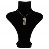 GÜMÜŞ KOLYE UCU-4348 - 1