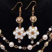 İNCİLİ CEVŞEN KOLYE - 2