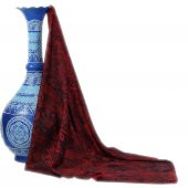 e38 KADIN RENKLİ EBRU EŞARP - 1