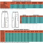 Şensel, Reflektörlü İş Pantolonu, Koyu Gri, Komando Cepli -54E3532- - 4