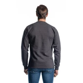 Şensel, Sweatshirt, Koyu Gri, Sıfır Yaka -107E4632- Pamuklu - 2