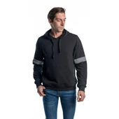 Şensel, Reflektörlü Kapüşonlu Sweatshirt, Siyah -107E950- Cepli - 1
