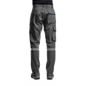 Şensel, Reflektörlü İş Pantolonu, Gri-Saks, Komando Cepli -54E3396- - 3