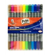 PRITT ÇİFT UÇLU KEÇELİ KALEM 12 RENK - 1