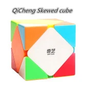 Qiyi QiCheng 3x3x3 Süper Hızlı Çarpık Eğik Akıl Zeka Küpü Oyuncak - 4