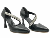 Mehtap Taş Detaylı Kadın Topuklu Ayakkabı Stiletto - 3