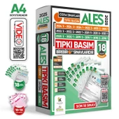 2025 ALES ÖSYM Çıkmış Soru 18li Tıpkı Basım ve 18li (10+8) Anamorfik Özgün Deneme Paketi TG Çözümlü thumbnail 4