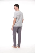 Pijadore Erkek 1403 Erkek Kısa Kollu Desenli Pijama Takım - 6