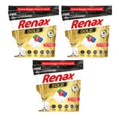Renax Gold Bulaşık Makinesi Kapsülü Hepsi Bir Arada 30 lu x 3 Adet (90 Kapsül) - 1