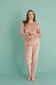 Gd Goldoremi 13166-8 Kadın Feel So Good Kadife Pijama Takım - 1