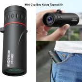 TriLine 2000x24 Zoom Monoküler Mini Taşınabilir HD Dürbün Su Geçirmez Tripod Telefon Tutacağı thumbnail 5