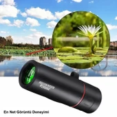 TriLine 2000x24 Zoom Monoküler Mini Taşınabilir HD Dürbün Su Geçirmez Tripod Telefon Tutacağı - 3