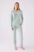 Arnetta Kadın Nil Uzun Kol Pijama Takım 3062 thumbnail 1