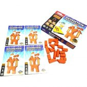 MOLİ GEOMETRİK YAPILAR ( Mimari Bloklar / Equilibrio ) DİKKAT VE ZEKA OYUNU - 3