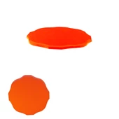 Wermodin Masa Tablası Yuvarlak 67cm - Kırmızı - 1