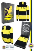 Fenerbahçe Orijinal Lisanslı Sarı Lacivert Kapüşonlu Sweat Ahşap Kutulu thumbnail 1