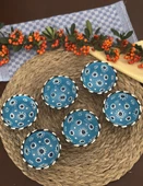 Mavi Nazar Boncuğu 6lı Kase Çerezlik, Lokumluk , Sosluk thumbnail 2