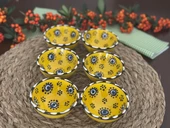 Sarı Nazar Boncuğu 6lı Kase Çerezlik,Lokumluk,Sosluk thumbnail 2