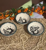 Yılbaşı ve Kış Temalı Geyik Desenli Çerezlik, Lokumluk, Sosluk thumbnail 2