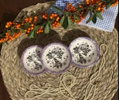 Yılbaşı ve Kış Temalı Baston Şeker Desenli Çerezlik, Lokumluk, Sosluk thumbnail 1