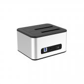 Frisby FHC-3570A 2.5" 3.5" Dual USB 3.0 HDD Kutu Docking Station Harddisk Kutusu - 2