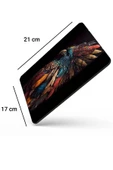 SonicTouch Kızılderili Kartal Temalı Kaydırmaz Gaming Oyuncu Dikişsiz Siyah Yeşil Mouse Pad/Ped 17x21cm - 2