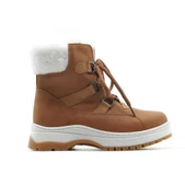 Vicco Alexis Hafif Unisex Fermuarlı Kahverengi Kürklü Kışlık Çocuk Botu thumbnail 3