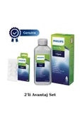 Philips CA6700 Espresso Makinesi Kireç Temizleme Solüsyonu - CA6704 Yağ Çözücü Tablet  Avantaj Set thumbnail 1