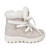 Vicco Kappa Hafif Unisex Açık Bej Kışlık Kürklü Fermuarlı Çocuk Botu thumbnail 3